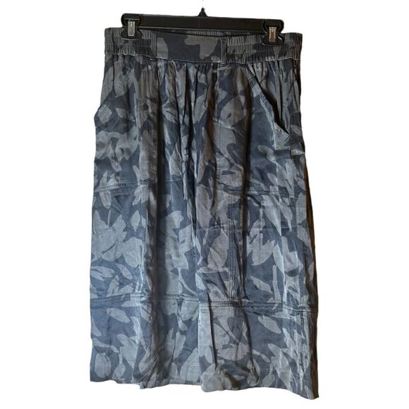 Ann Taylor Loft Grey and Green Skirt With Front Pockets Size Small 📦 - Picture 1 of 7